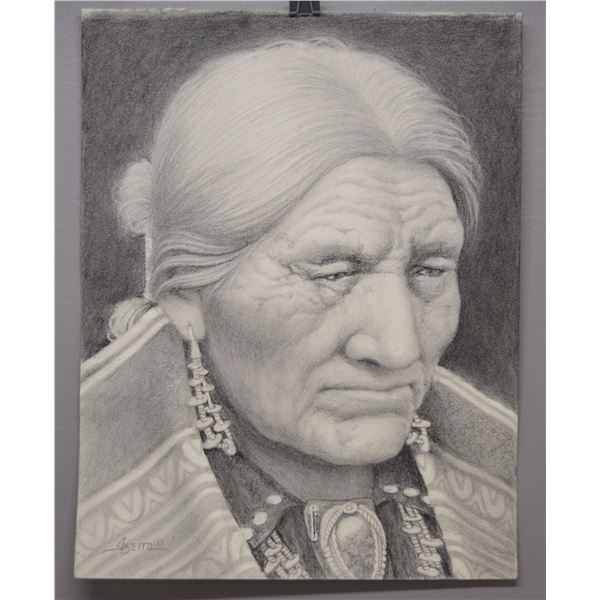 NATIVE AMERICAN NAVAJO PAINTING BY JIMMY ABEITA