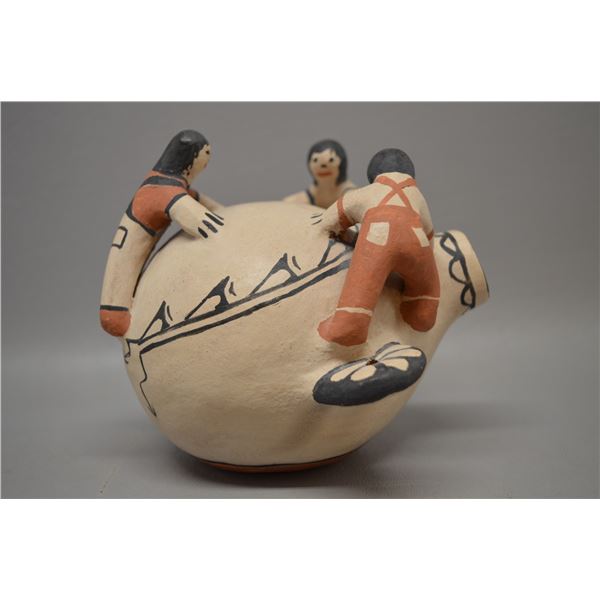 NATIVE AMERICAN COCHITI CANTEEN BY SEREFINA ORTIZ