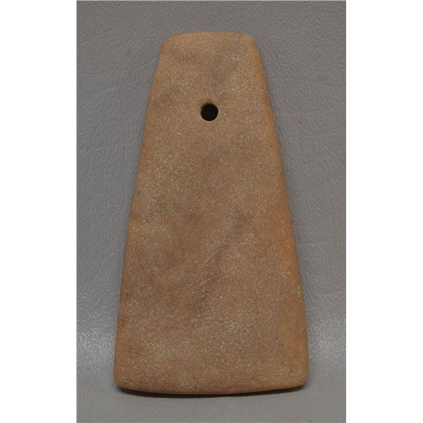 PRE-COLUMBIAN STONE PENDANT WITH COA