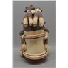 Image 3 : NATIVE AMERICAN JEMEZ POTTERY STORY TELLER BY MARY ELLEN TOYA