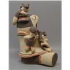 Image 4 : NATIVE AMERICAN JEMEZ POTTERY STORY TELLER BY MARY ELLEN TOYA
