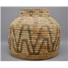 Image 3 : NATIVE AMERICAN PAPAGO BASKETRY CONTAINER