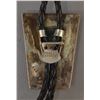 Image 3 : NATIVE AMERICAN NAVAJO SILVER BOLO BY J BEGAY