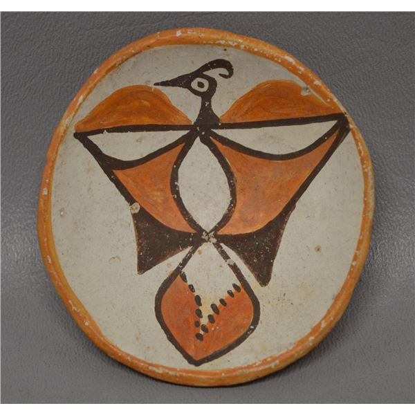 NATIVE AMERICAN ACOMA POTTERY PLATE