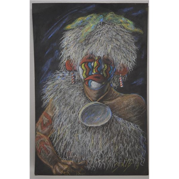 NATIVE AMERICAN HOPI PAINTING BY NEIL DAVID