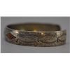 Image 3 : NATIVE AMERICAN NAVAJO SILVER BRACELET SIGNED WITH E