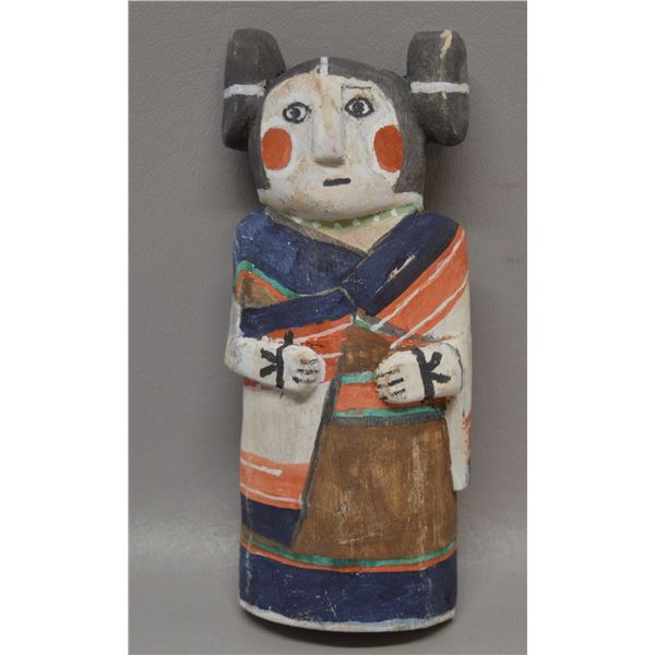 NATIVE AMERICAN HOPI "MANA" KACHINA BY NEIL DAVID