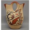 Image 1 : NATIVE AMERICAN JEMEZ POTTERY WEDDING VASE BY TAFOYA