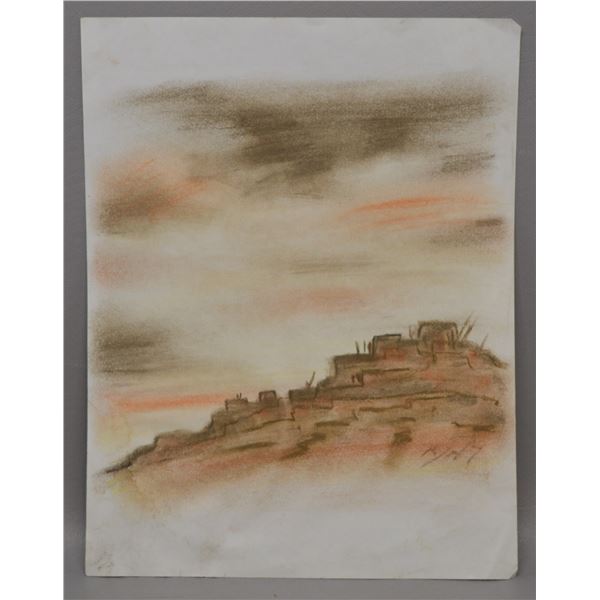 NATIVE AMERICAN HOPI PAINTING BY NEIL DAVID