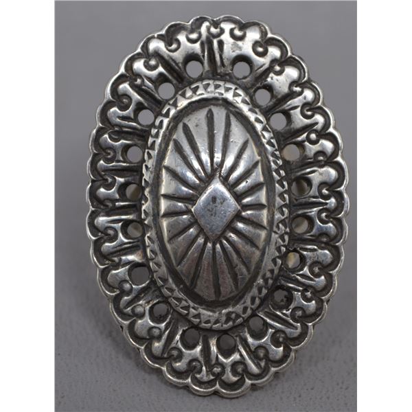NATIVE AMERICAN NAVAJO SILVER RING
