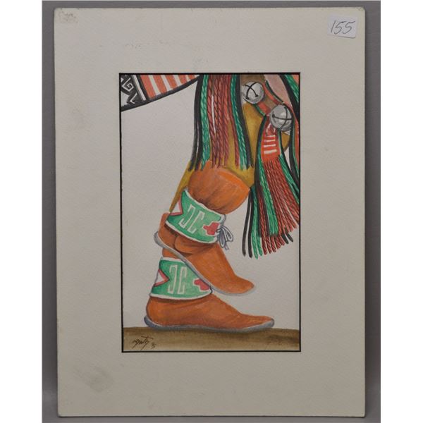 NATIVE AMERICAN HOPI PAINTING BY NEIL DAVID