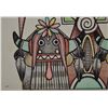 Image 4 : NATIVE AMERICAN HOPI PAINTING BY RON KOOPEE