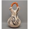 Image 1 : NATIVE AMERICAN ACOMA POTTERY WEDDING VASE BY ETHEL S