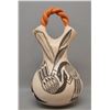 Image 3 : NATIVE AMERICAN ACOMA POTTERY WEDDING VASE BY ETHEL S