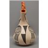 Image 4 : NATIVE AMERICAN ACOMA POTTERY WEDDING VASE BY ETHEL S