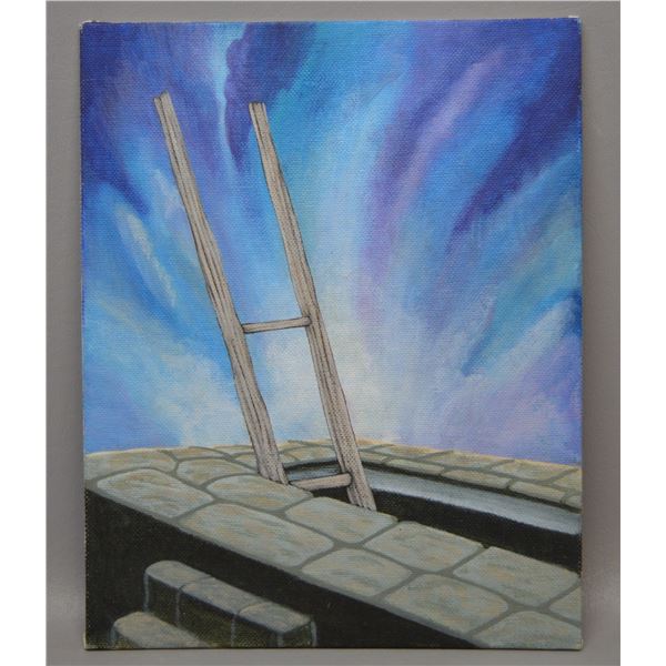 NATIVE AMERICAN HOPI PAINTING BY NEIL DAVID