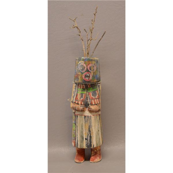 NATIVE AMERICAN HOPI "MASAU" KACHINA BY NEIL DAVID