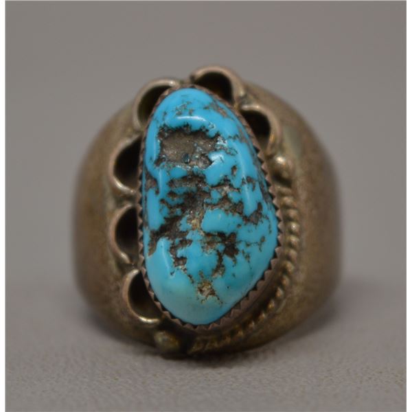 NATIVE AMERICAN NAVAJO SILVER RING
