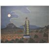 Image 1 : NATIVE AMERICAN NAVAJO PAINTING BY CLEVELAND