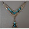 Image 3 : NATIVE AMERICAN NAVAJO NECKLACE SIGNED H