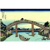 Image 2 : Hokusai - Fuji Seen Through the Mannen Bridge
