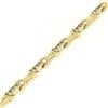 Image 4 : 14K Yellow Gold 7" 2.16 ctw Channel Set Round Brilliant Diamond Tennis Bracelet