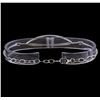 Image 2 : 0.40 ctw Diamond Bracelet - 14KT White Gold