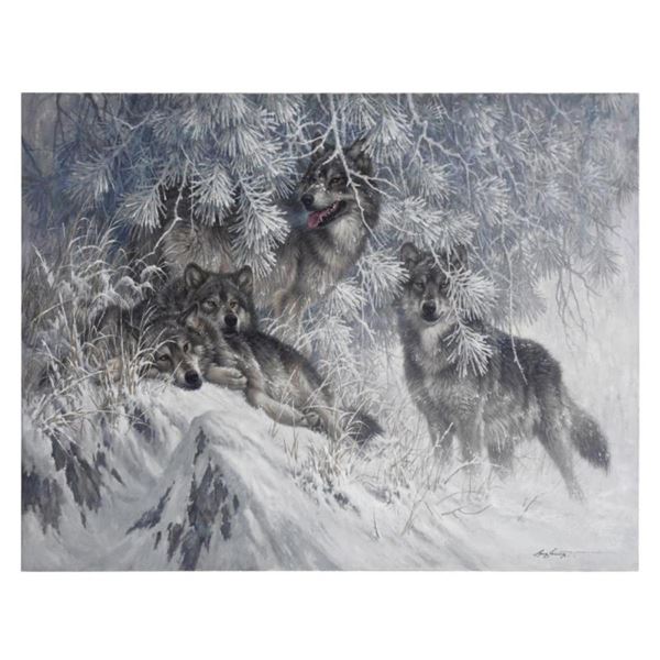 Larry Fanning, "Crystal Morning" Limited Edition on Canvas, Numbered and Hand Si