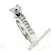 Image 5 : Estate 18kt White Gold 1.42 ctw GIA Certified Radiant Diamond Engagement Ring