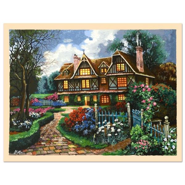 Anatoly Metlan, "Country Cottage" Limited Edition Serigraph, Numbered and Hand S