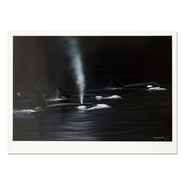 Wyland, "Ancient Orca Seas" Limited Edition Lithograph, Numbered and Hand Signed