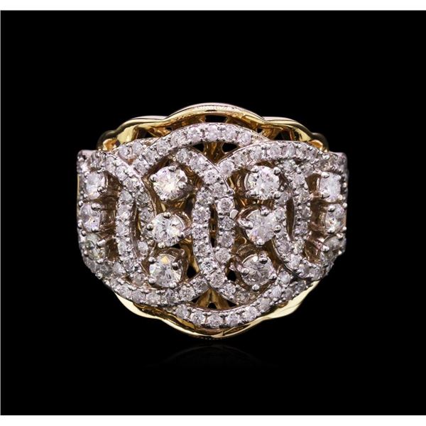 1.41 ctw Diamond Ring - 14KT Two-Tone Gold
