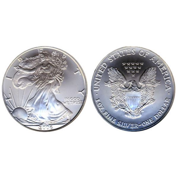 2006 American Silver Eagle .999 Fine Silver Dollar Coin