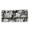 Image 1 : Black and White Fashionista Patent Oversized Clutch