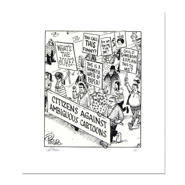 Bizarro, "March Against Ambiguity" Numbered Limited Edition Hand Signed by creat