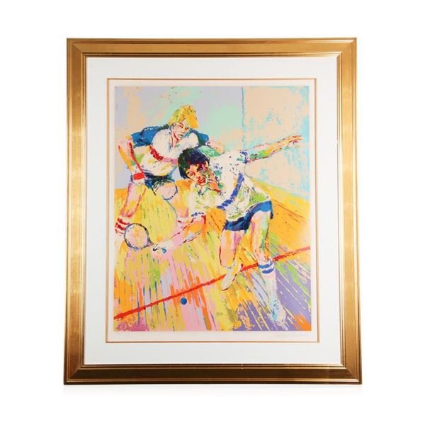 "Racquetball" by LeRoy Neiman - Limited Edition Serigraph