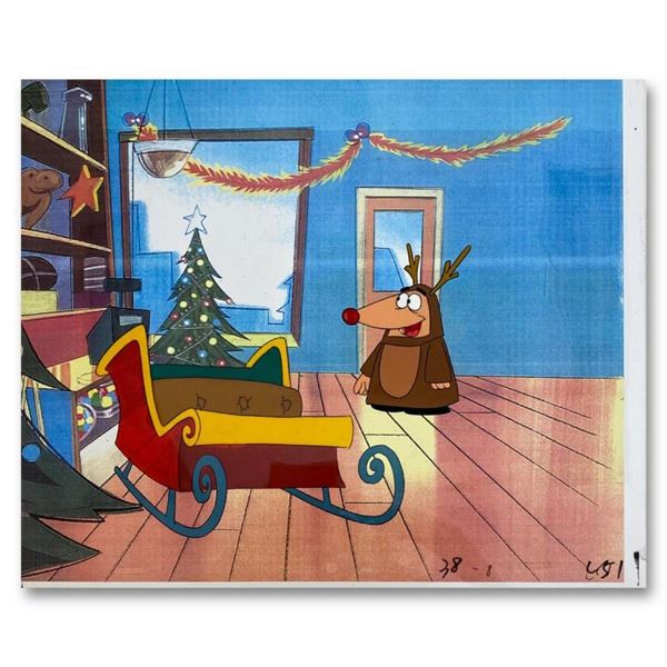 The Pink Panther Show Original Production Cel and Production Sketch. Includes le