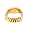 Image 9 : Rolex Mens 18K Yellow Gold Silver Diamond Quickset President Wristwatch With Rol