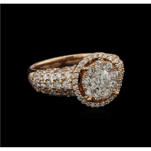 3.01 ctw Diamond Ring - 14KT Rose Gold