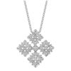 Image 1 : 18k White Gold 0.85CTW Diamond Pendant, (SI3-I1/H-I)