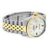 Image 4 : Rolex Mens 2 Tone Mother Of Pearl Diamond 36MM Datejust Wristwatch