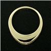 Image 7 : 14kt Yellow Gold 1.00 ctw Baguette Diamond Channel Domed Wedding Band Ring