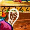 Image 2 : Shlomo Alter, "Balcony Views" Hand Signed Limited Edition Serigraph on Paper wit