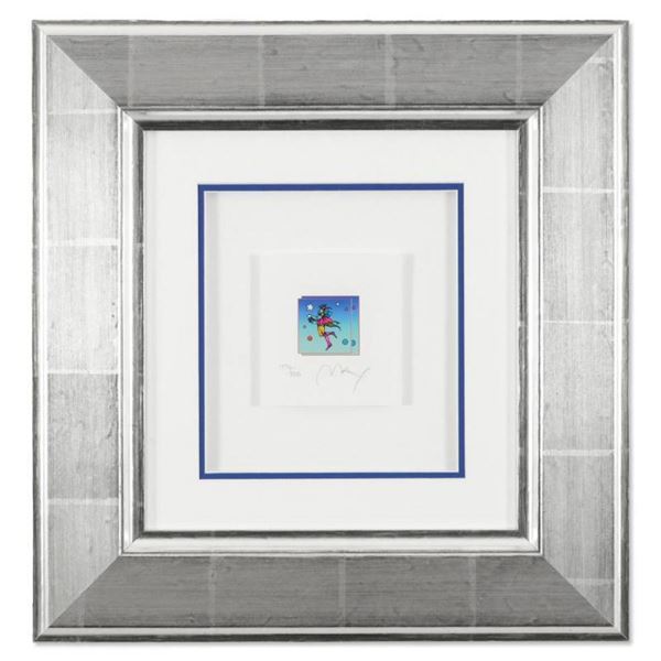 Peter Max, "Star Catcher on Blue" Framed Limited Edition Lithograph, Numbered 49