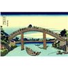 Image 1 : Hokusai - Fuji Seen Through the Mannen Bridge