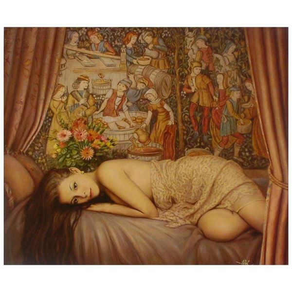 Anatoly Petkevich, "Boudoir" Limited Edition on Canvas, AP Numbered and Hand Sig