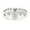 Image 1 : New 18kt White Gold 0.16 ctw Burnish Round Diamond Pierced Sides Band Ring