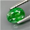 Image 1 : Natural Green Tsavorite Garnet Tanzania 1.01 Ct