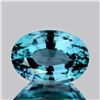 Image 1 : Natural Top Electric Blue Zircon 3.28 Ct{Flawless-VVS1}