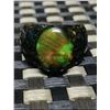 Image 1 : Natural Ethopian Colorfull Opal 32.00 Carats Ring